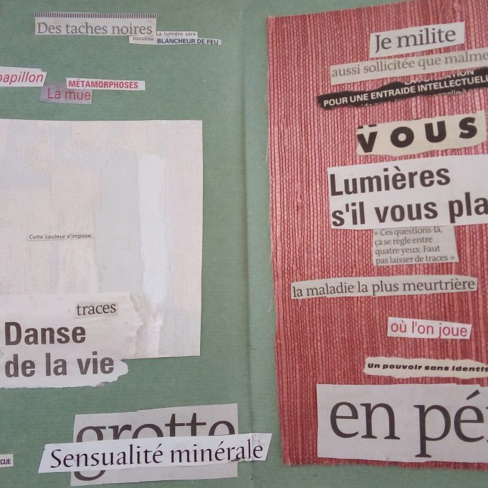 bri-COLLAGE & écriture